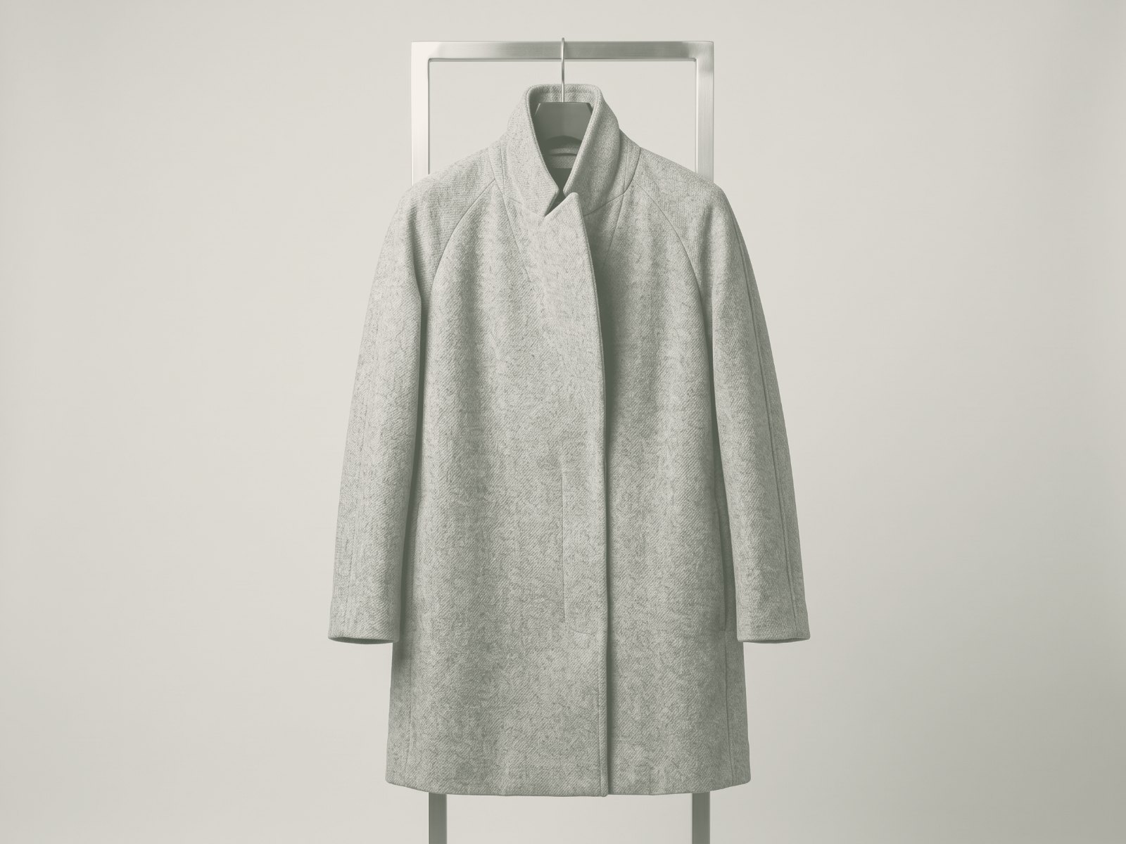 The Overcoat — On the rail, front