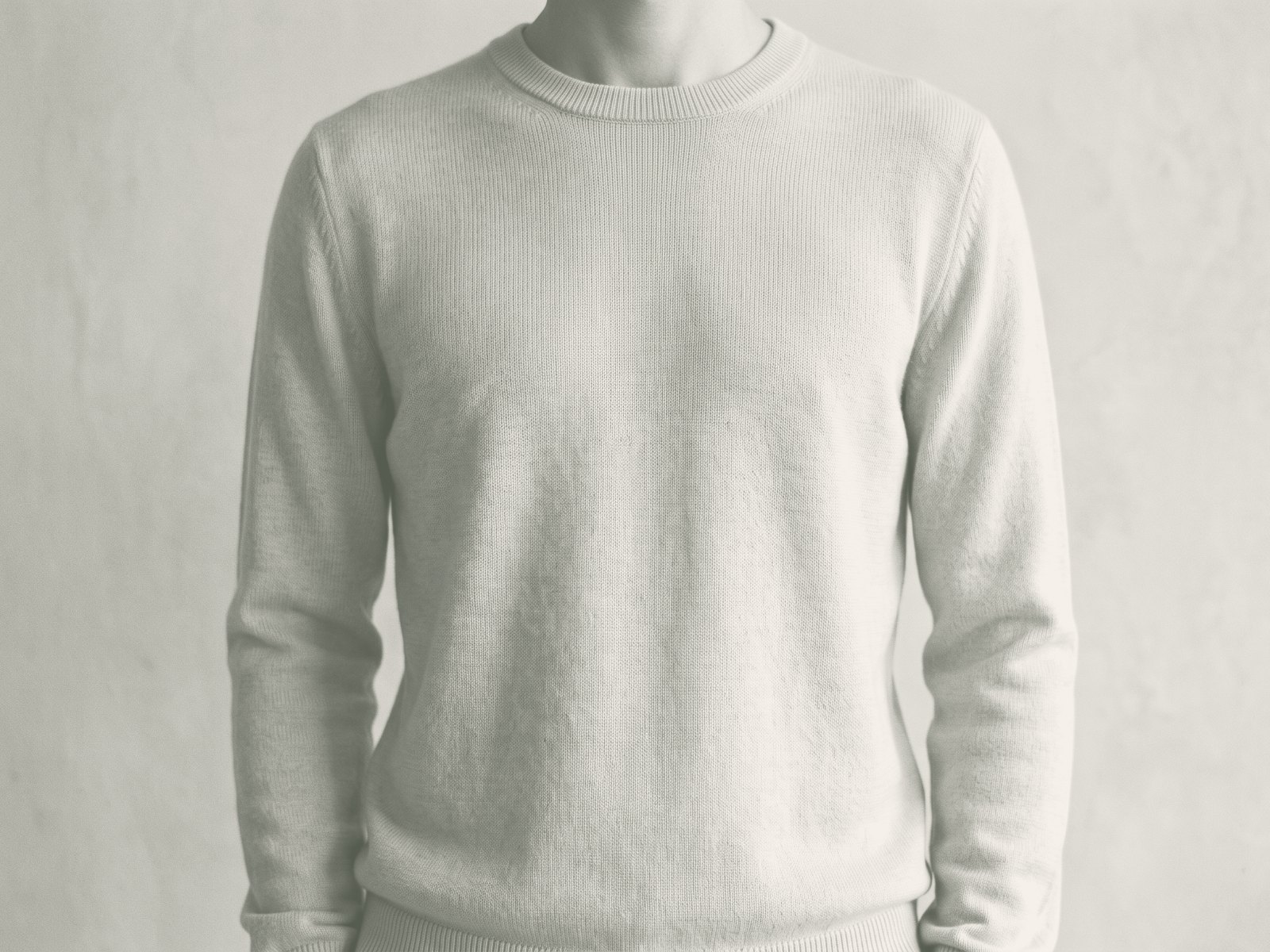 Soft Knit — On body, shoulder to waist