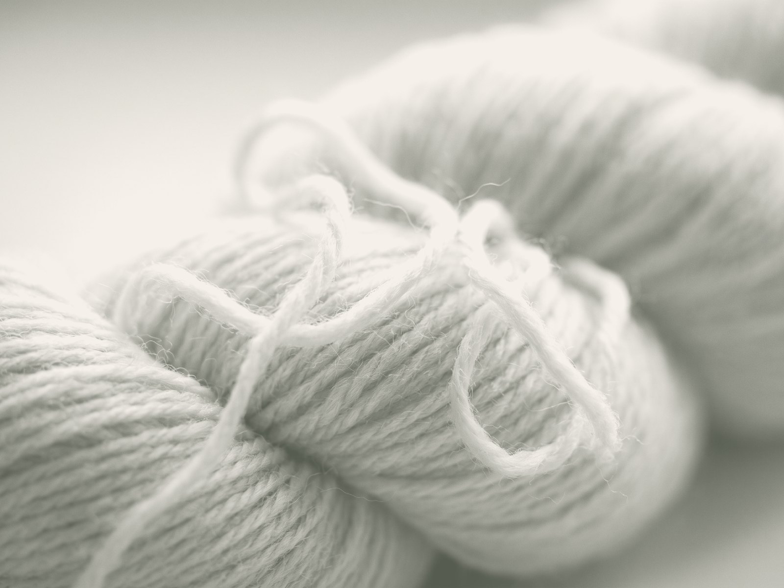 Merino yarn, macro
