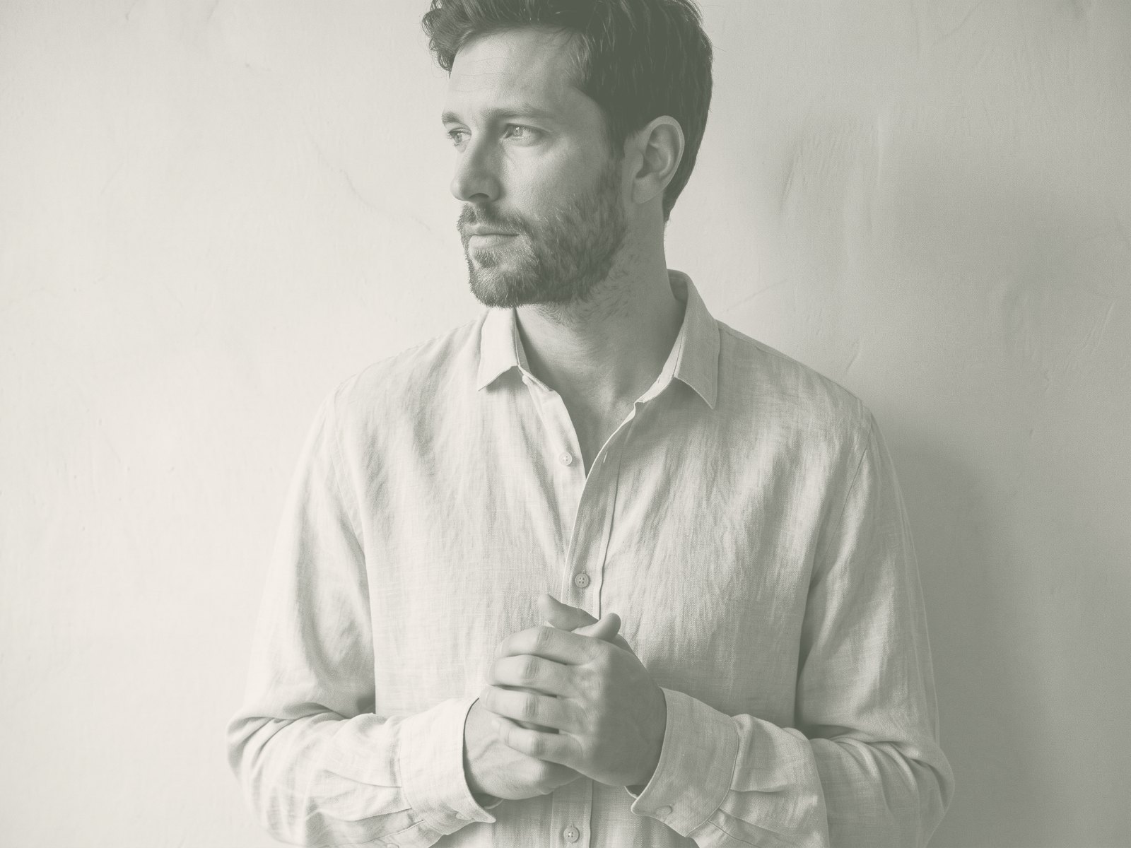 Base Shirt — On body, three-quarter