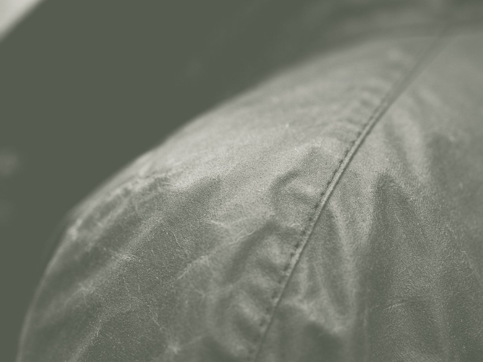 Utility Jacket — Macro — waxed surface