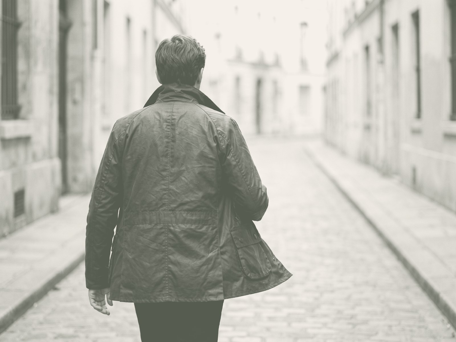 Utility Jacket — On body, from behind